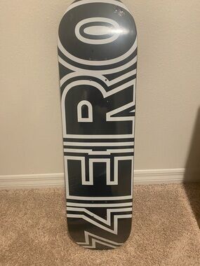 Gray and White Graphic Skateboard Deck - Men Accessories